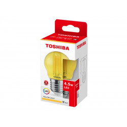 TOSHIBA LED FILAMENT COLOR YELLOW G45 E27 4.5W DELS-FGY44P5Y7AF11