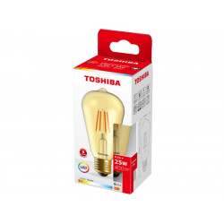 TOSHIBA LED FILAMENT AMBER ST64 E27 4.5W 2200K DELS-STA44P567AF11