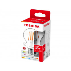TOSHIBA LED FILAMENT A60 E27 4.5W 2700K DIMMABLE DELS-FBW44P527DF11