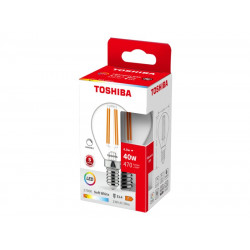 TOSHIBA LED FILAMENT G45 E14 4.5W 2700K DIMMABLE DELS-FGW44P514DF11