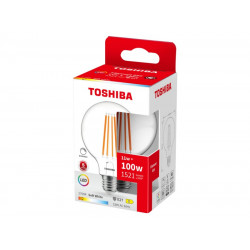 TOSHIBA LED FILAMENT G95 E27 11W 2700K DIMMABLE DELS-FEW401127DD11