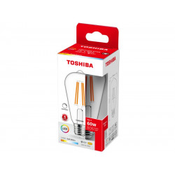 TOSHIBA LED FILAMENT ST64 E27 7W 2700K DIMMABLE DELS-STW400767DE11