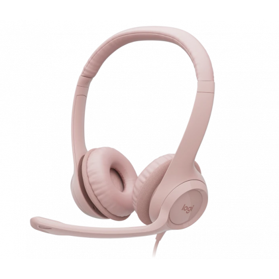 HEADSET LOGITECH PC H390 USB ROSE 981-001281