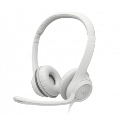 HEADSET LOGITECH PC H390 USB OFFWHITE 981-001286
