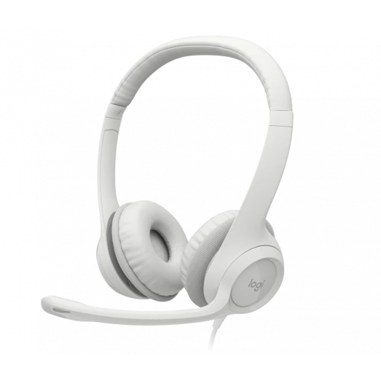 HEADSET LOGITECH PC H390 USB OFFWHITE 981-001286