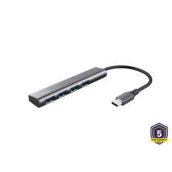 HUB USB TRUST HALYX 4-PORT USB-C 24948 24948