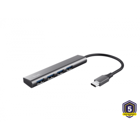 HUB USB TRUST HALYX 4-PORT USB-C 24948 24948