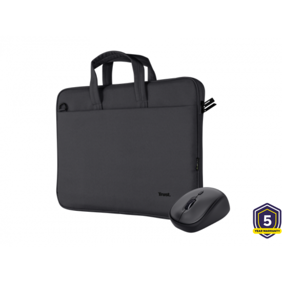 Trust Set bag and mouse BOLOGNA black 24988 24988
