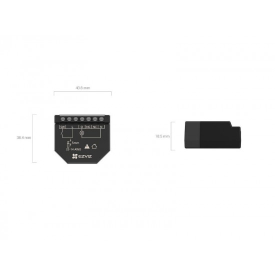 Ezviz Smart Home Wi-Fi Relay T35WM Powered by your Voice (T35WM) T35WM