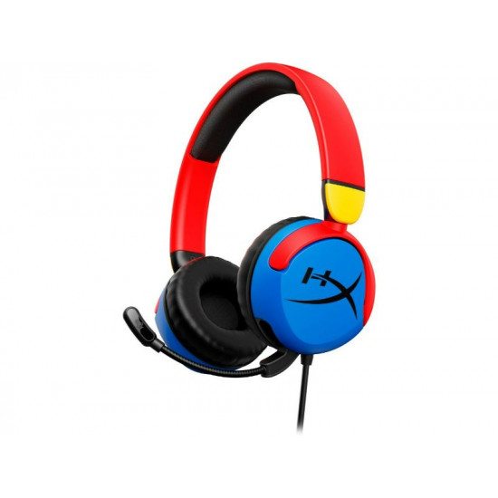 HyperX Cloud Mini Wired Gaming Headset On Ear Blue/Red/Yellow - 7G8F3AA 7G8F3AA
