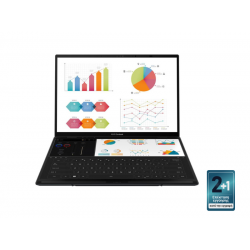 Laptop Asus Zenbook Duo 14'' OLED / ARL H Core Ultra 7/ 32GB /1TB SSD/ Intel Arc Graphics/ Windows 11 Pro/ Touch/ 2Y 90NB14X1-M00A30 90NB14X1-M00A30