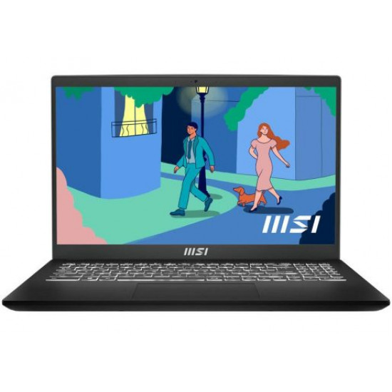 Laptop MSI Modern 15 B7M 15.6'' FHD IPS R5-7430U/16GB/512GB SSD/Win 11 Home/2Y/Classic Black 9S7-15HK12-451