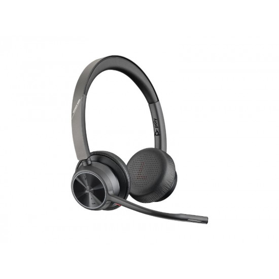 Poly Voyager 4320-M Microsoft Teams Certified Headset +BT700 dongle +Charging Stand (77Z32AA) 77Z32AA