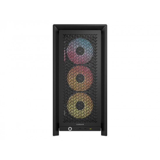 CORSAIR Case 4000D FRAME LCD ARGB (Mid-Tower, TG, Black) - PN CC- 9011326-WW CC-9011326-WW
