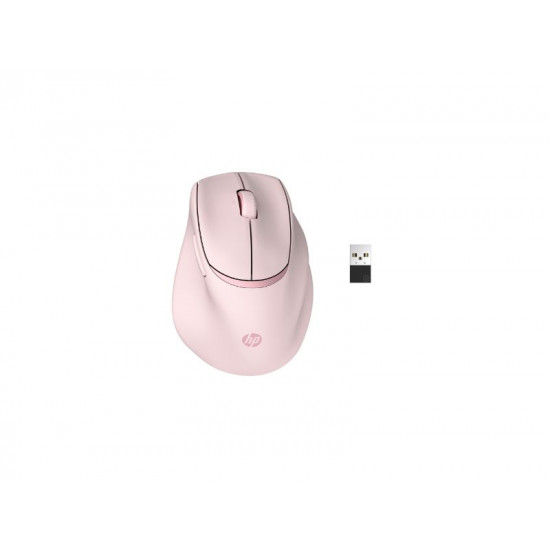 HP Tilt Ergonomic Pink Mouse 720M BH7N4AA BH7N4AA