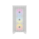 Corsair Mid Tower ATX Case 3000D RGB Airflow Windowed Tempered Glass - White - CC-9011256-WW CC-9011256-WW