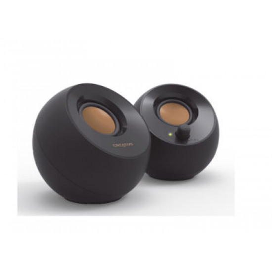 SPEAKERS CREATIVE PEBBLE 2.0 USB BLACK 51MF1680AA000