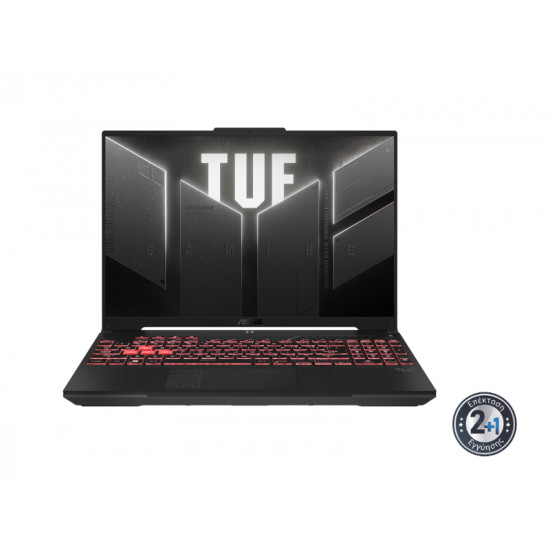 Laptop ASUS TUF Gaming A16/ 16''/AMD R7 6C HS/ 16GB/1TB SSD/NVIDIA GeForce RTX/ Windows 11 Home FA607NUG-RL130W 90NR0MU3-M00800