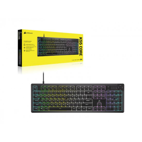 CORSAIR Wired Optical - Mechanical Gaming Keyboard K55 CORE (RGB) CH-9226C65-NA