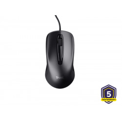 MOUSE USB TRUST CARVE BLACK 23733 23733