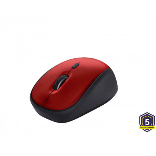 TRUST YVI+ WIRELESS MOUSE ECO RED 24550 24550