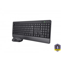 TRUST TREZO WIRLESS DESKSET ECO GR 24918 24918