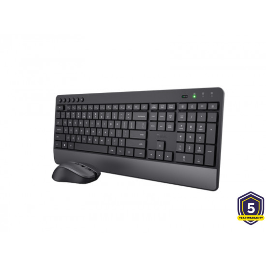TRUST TREZO WIRLESS DESKSET ECO GR 24918 24918