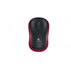 MOUSE WIRELESS LOGITECH M185 RED 910-002237
