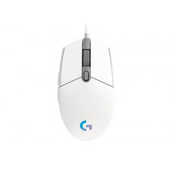 GAM.MOUSE LOGITECH G102 LIGHTSYNC WHITE 910-005824