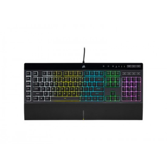 Corsair Wired Gaming Keyboard K55 PRO RGB - GR Layout - Black - CH- 9226765-GR2 CH-9226765-GR2