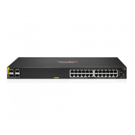 HPE Aruba 6100 24G Class4 PoE 4SFP+ 370W Switch (JL677A) JL677A