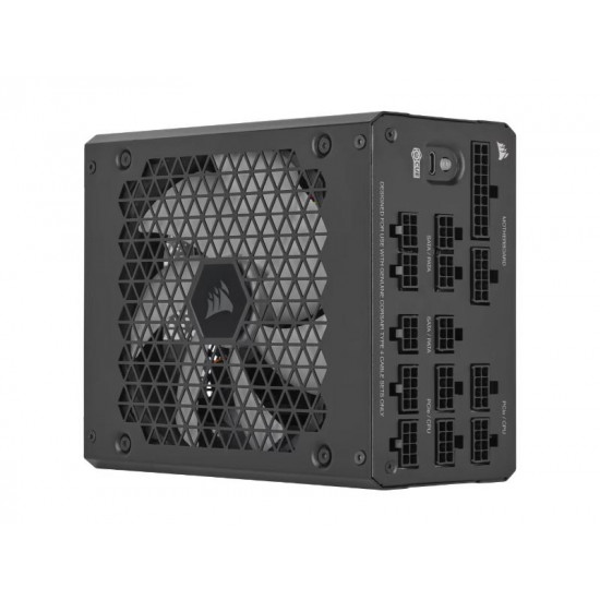 CORSAIR PSU ATX HX1000i Fully Modular 1000 Watt Ultra-Low Noise 80 PLUS Digital Platinum - Black CP-9020259-EU