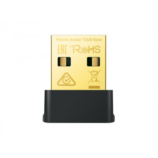 Tp-Link AC600 Nano Wi-Fi Bluetooth 4.2 USB Adapter (Archer T2UB Nano) ARCHER T2UB NANO