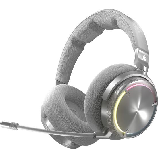 Corsair Wireless Gaming Headset Virtuoso MAX RGB - Dolby Atmos - Silver -CA-9011373-WW CA-9011373-WW