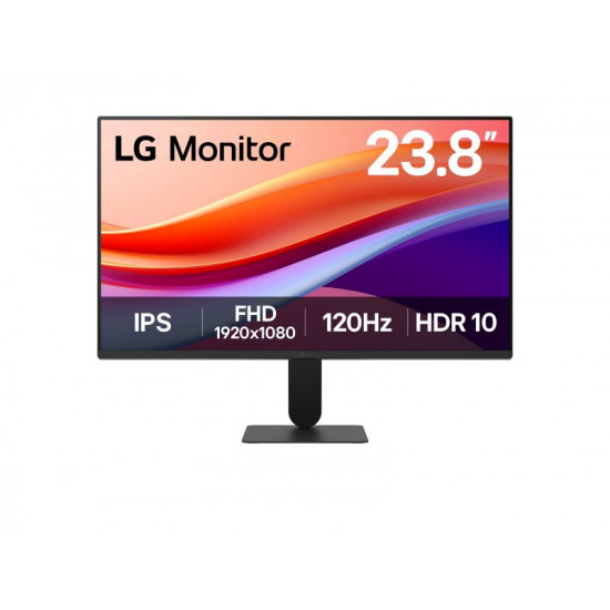 Monitor LG 24U411A-B / 23.8'' FHD IPS / 120Hz / HDR10 / Tilt / VESA / HDMI / 1 Year Warranty 24U411A-B