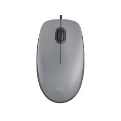 MOUSE WIRED LOGITECH M110 Silent GREY 910-006760