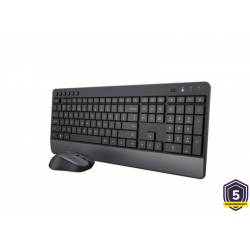 TRUST TREZO WIRLESS DESKSET ECO GR 24918 24918