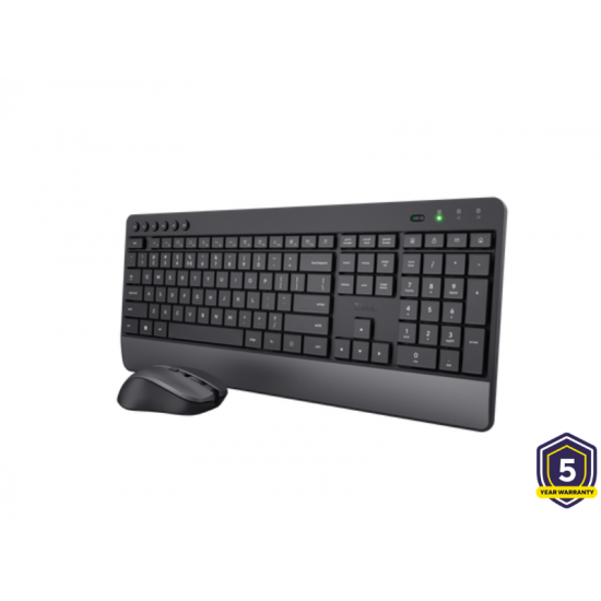 TRUST TREZO WIRLESS DESKSET ECO GR 24918 24918