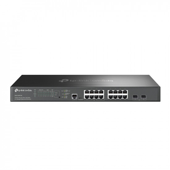 Tp-Link Omada 16-Port 2.5G and 2-Port 10GE SFP+ L2+ Managed Switch with 8-Port PoE+ (SG3218XP-M2) SG3218XP-M2