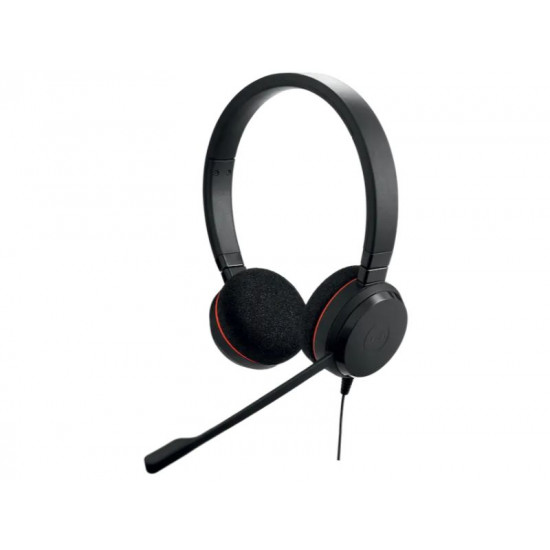 Jabra Evolve 20 Stereo Professional corded headset UC USB-C/USB-A Adapter - Passive noise cancellation USB-C and USB-A connectivity (4999- 829-269) 4999-829-269