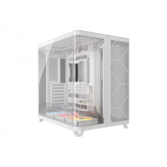 Corsair 5400 Air ARGB / Mid-Tower Case / Tempered Glass / ARGB Fans / White – PN: CC-9011319-WW CC-9011319-WW