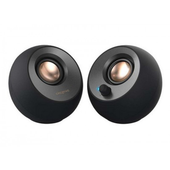 SPEAKERS CREATIVE PEBBLE V2 USB 2.0 BLK 51MF1695AA000