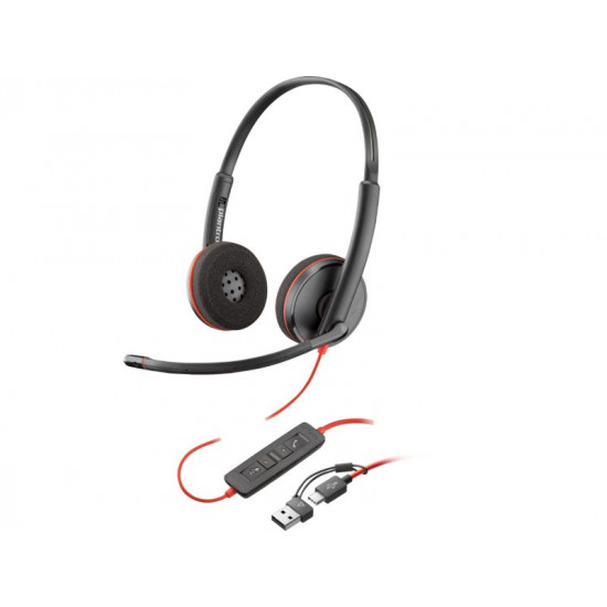Poly BW 3320 S M HS +USB-C/A 8X220AA 8X220AA