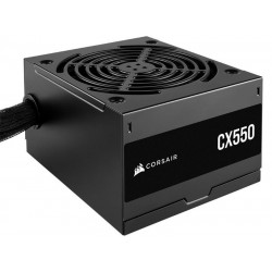 Corsair PSU CV Series CX550 — 550 Watt 80 Plus Bronze Certified - Black - CP-9020277-EU CP-9020277-EU