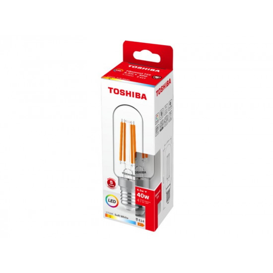 TOSHIBA LED FILAMENT T25 E14 4.5W 2700K DELS-FTW44P514AF11