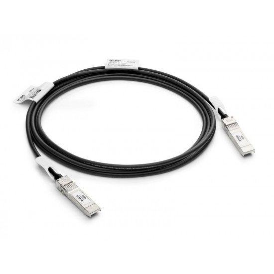 HPE Aruba 10G SFP+ to SFP+ 3m Direct Attach Copper Cable (J9283D) J9283D