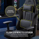 CORSAIR Gaming Chair TC100 RELAXED (Leatherette, Black) CF-9010050-WW