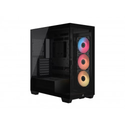 Corsair 3500X ARGB / Mid-Tower Case / Tempered Glass / ATX / Black – PN: CC-9011322-WW CC-9011322-WW
