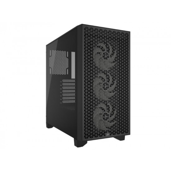 Corsair Mid Tower ATX Case 3000D RGB Airflow Windowed Tempered Glass - Black - CC-9011255-WW CC-9011255-WW