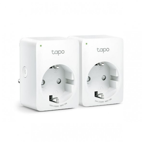 Tp-Link Tapo Mini Smart Wi-Fi Socket (2-pack P100) TAPO P100(2-PACK)